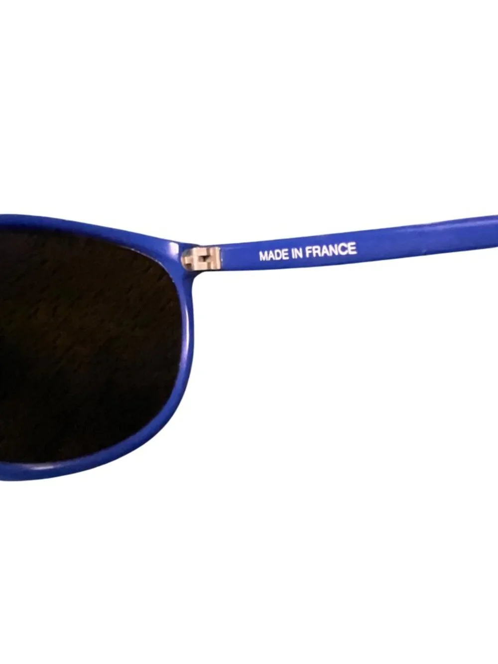 Vintage Vuarnet Blue Aviator Sunglasses With Brown Lenses Made In France Unisex